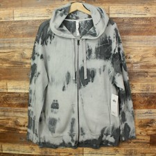 Alo Yoga jacket Hoodie Size L Stellar Womens Vapor Grey Dye