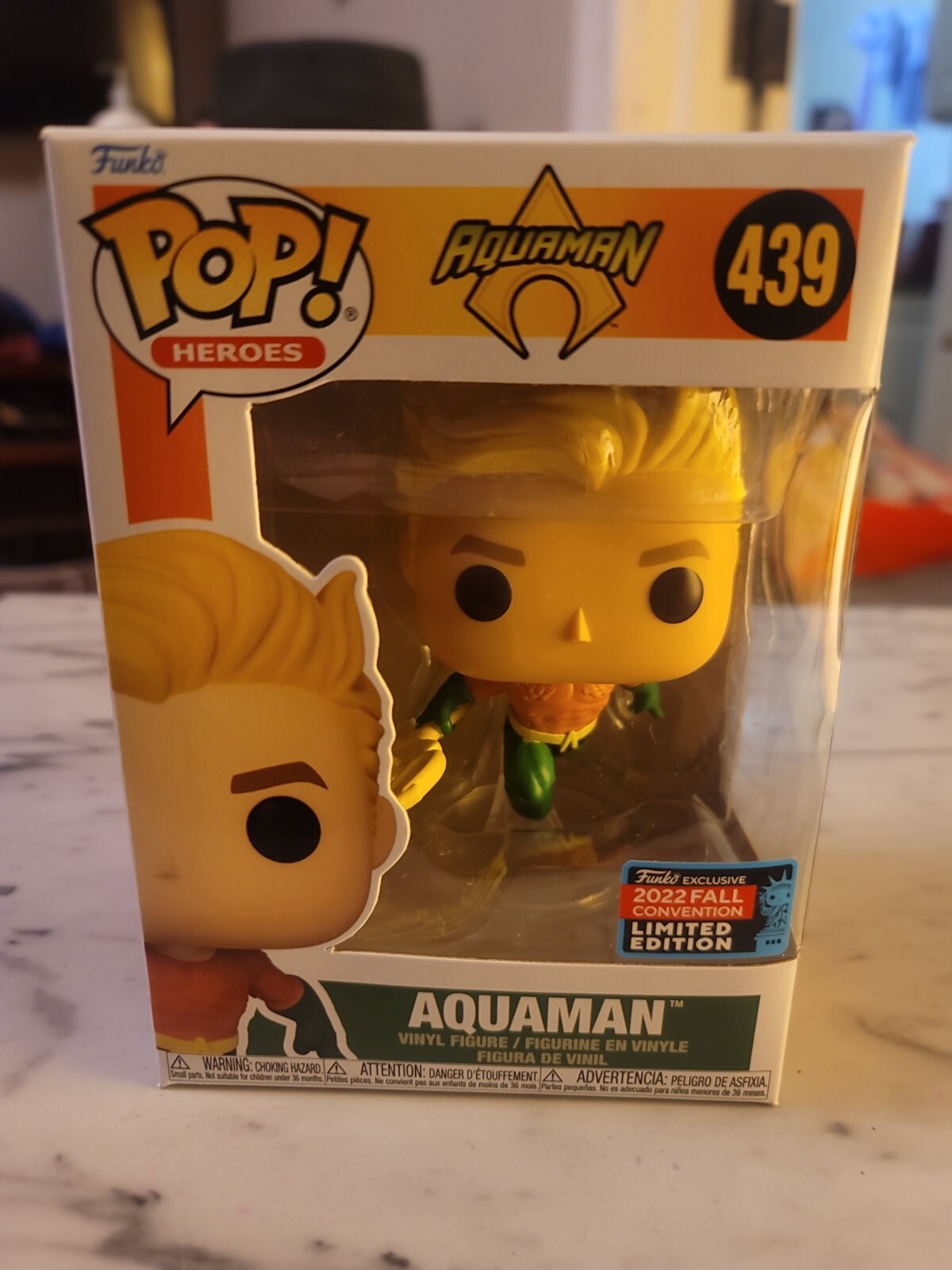 Funko Pop! Aquaman 2022 Exclusivo Otoño #439 Nuevo