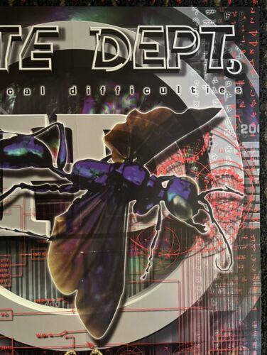 HATE DEPT Technical Difficulties 18x24 record store promo poster INDUSTRIAL 1999 - Picture 3 of 6