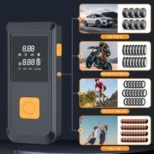 1000A Car Jump Starter Jumper Power Bank Battery LCD Display Tire inflator