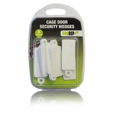 PROREP Pro-Rep Cage Door Rubber Wedges 6pk - Reptile Vivarium Keep Sliding Doors Closed