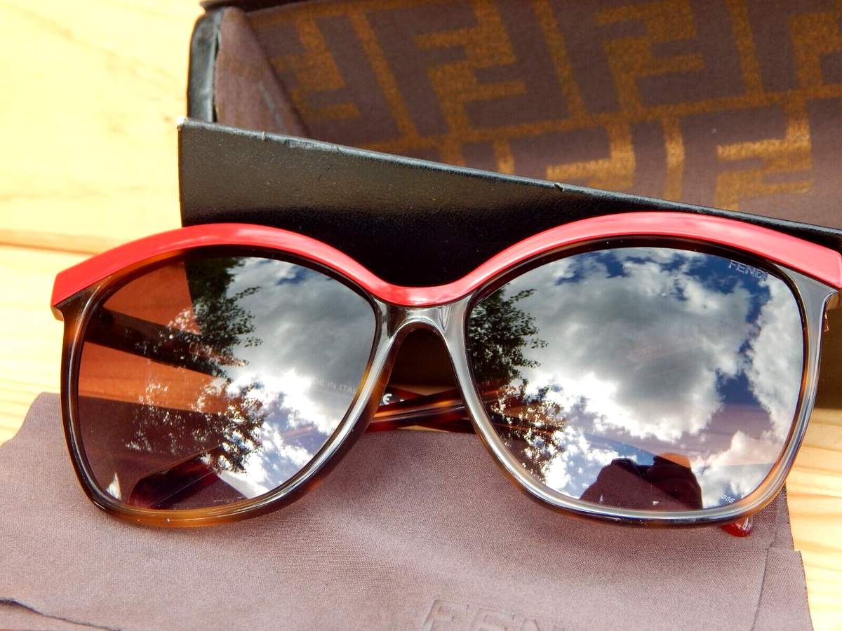 FENDI FS5287 60[]15 216 140 Excellent Ladies Cat eye 