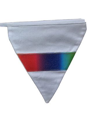 REGENBOGEN FAHNE/FLAGGE BANNER STÜTZE SCHLÜSSELARBEITER DOPPELSEITIG (2,5 m/98,43 Zoll) 