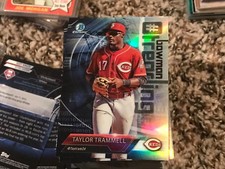 TAYLOR TRAMMELL 2018 BOWMAN CHROME BOWMAN TRENDING INSERT REDS!
