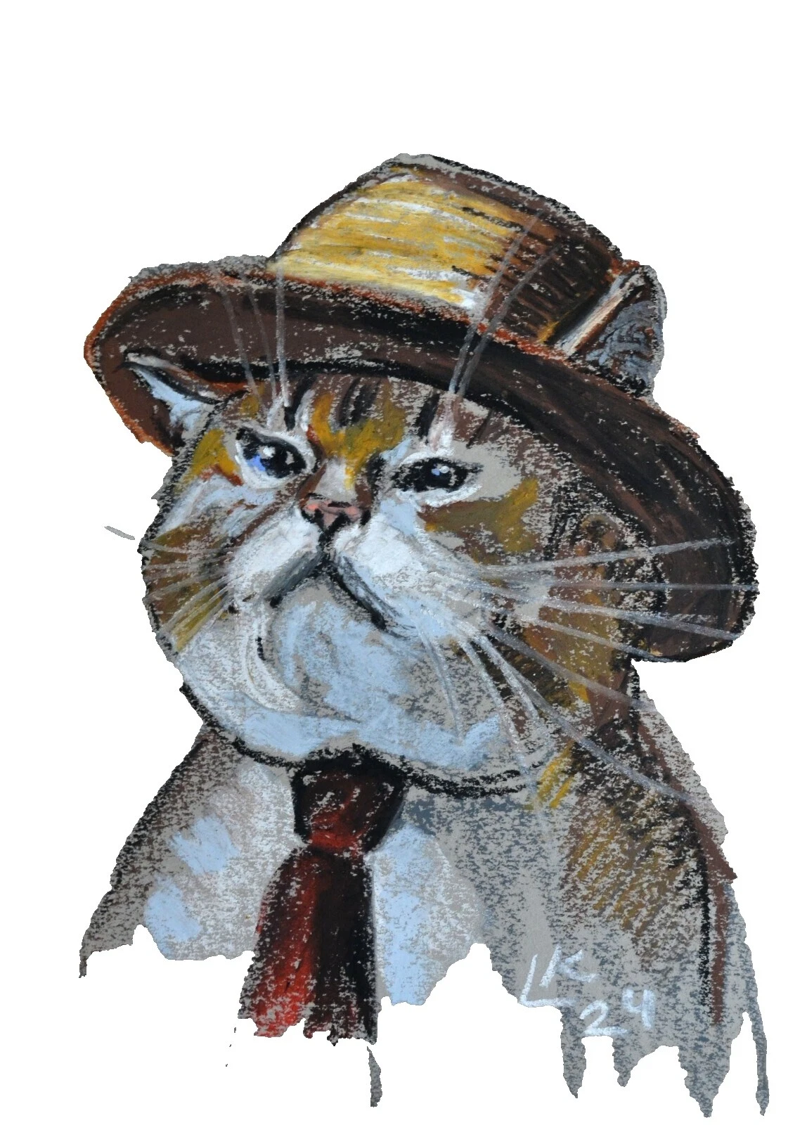 纸质动物抽象艺术绘画