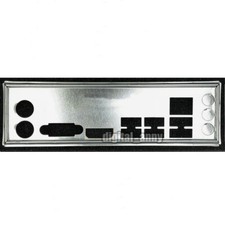 I/O Shield For ASRock H61DEL  A75M-HVS  A55M-HVS Motherboard Backplate IO