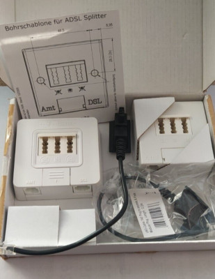 2 Stck. DSL Splitter (VDSL/ADSL)