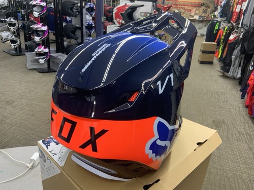 Fox Racing V1 Helmet Toxsyk 29659-329-2X - Picture 4 of 4