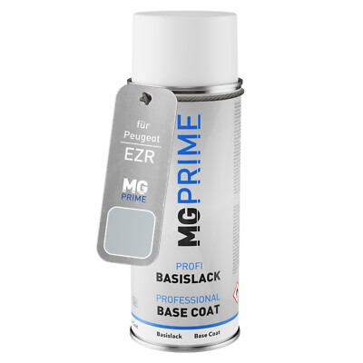 Autolack Spraydose für Peugeot EZR Gris Aluminium Metallic Basislack Sprühdose