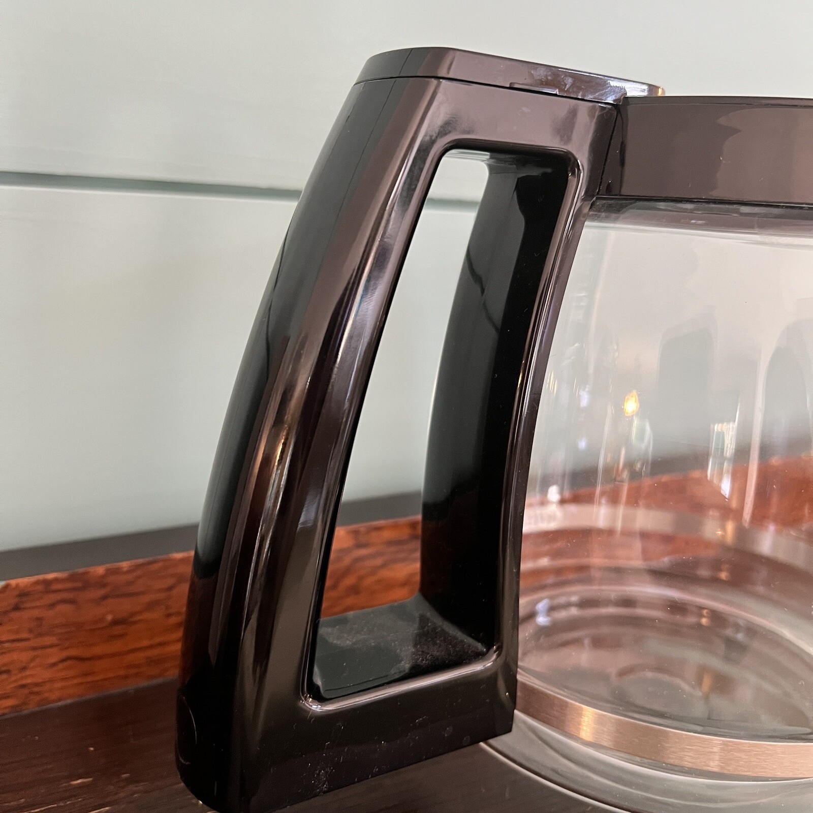 Cuisinart 12 Cup Coffee Maker Replacement Carafe Lid Glass Pot Black