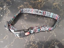 Pet Dog Collar for Cats or Dogs Stylish Double Canvas Bohemian Style