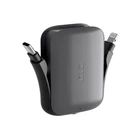 Rolling Square Tau 2 3 in 1 Keyring Powerbank 2000mAh - Charcoal Black