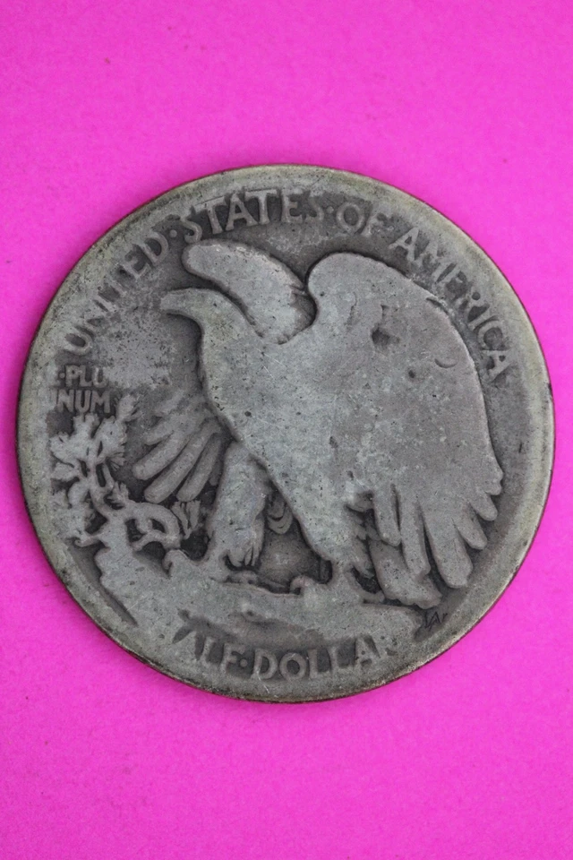 1916 P Walking Liberty Silver Half Dollar Guaranteed Authentic Genuine Coin 2312 - Image 2 of 3