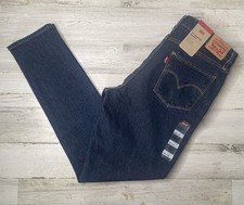 Levi's 311 Shaping Skinny Jeans Mid Rise Dark Wash Denim Women  s 30 32 x30 NWT