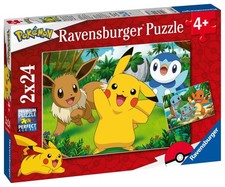Ravensburger Pokemon Jigsaw Puzzles for Kids Age 3 Years Up - 2x 24 Pieces - Edu