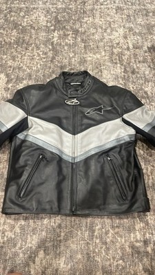 Alpinestars Mortcycle Leather Jacket Men's Size 44 US