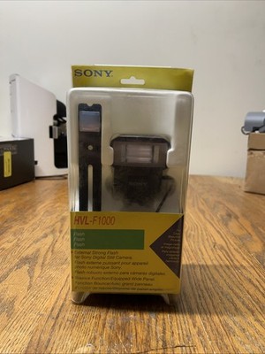 Sony HVL-F1000 Cyber-shot Hot Shoe Strobe Flash Bounce GN 28 Equivalent