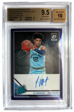 2019-20 Optic Purple Stars Ja Morant Autograph RC #40/49  BGS GEM MINT 9.5 / 10
