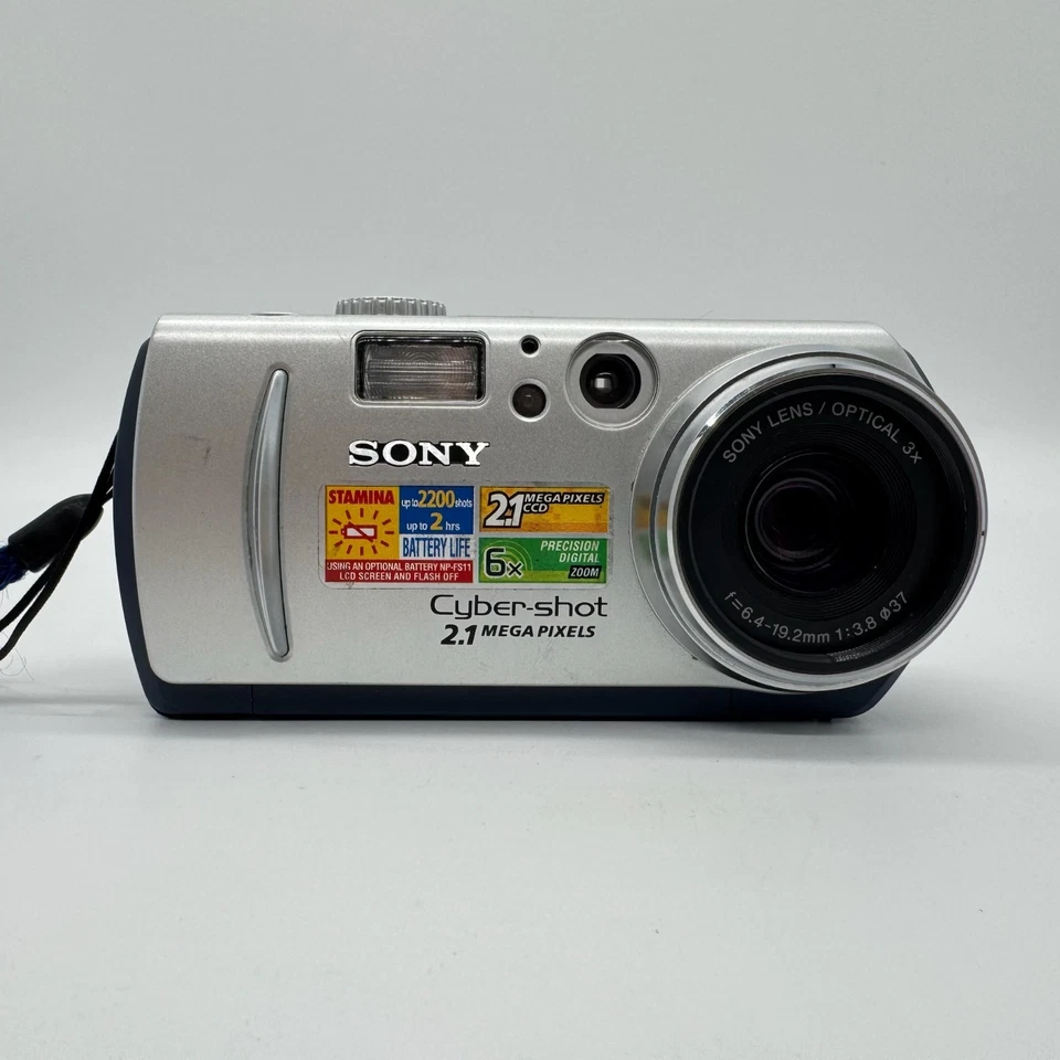Sony Cybershot DSC-P50 2.1MP Digital Camera Point & Shoot Tested & Working - Image 2 of 4