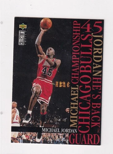 1995-96 UD Collector's Choice - He's Back # M3 Michael Jordan Nice Card