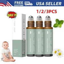 1/3 Mamas Teether Baby Teething Oil Roller,Natural Gentle Teething Relief Roller