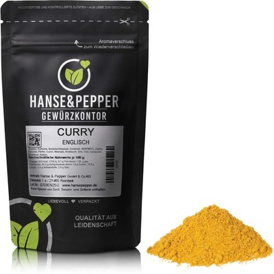 250g Curry Englisch Gewürzmischung mild Curry Englisch style Pulver gemahlen