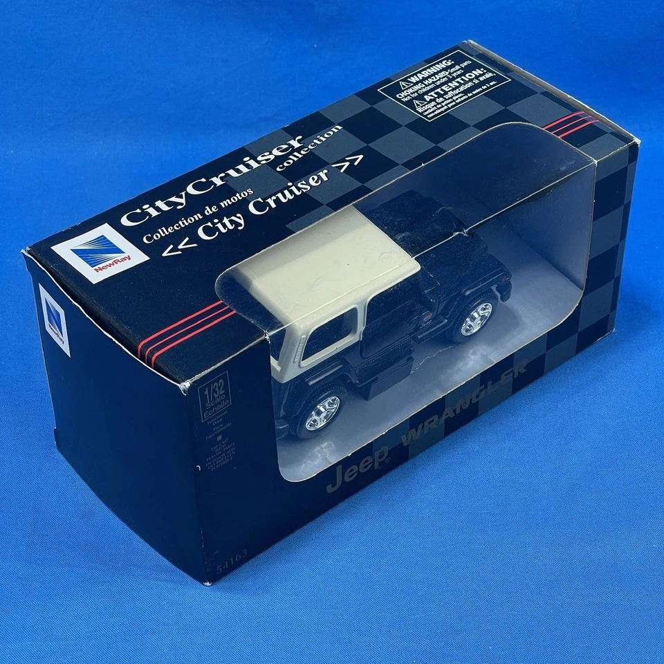 NewRay City Cruiser Jeep Wrangler Black Sahara Diecast #54163 1/32 - New In Box - Image 2 of 4