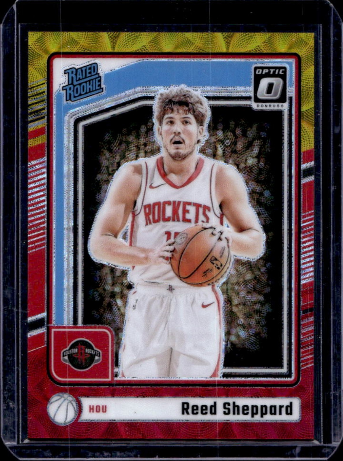 2024-25 Donruss Optic Reed Sheppard The Rookies Red & Gold International RC #/99