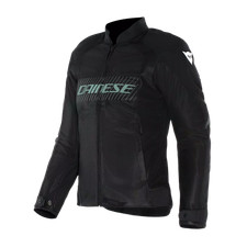 Veste moto d'été Dainese Herosphere Air Tex, noir, blanc et vert
