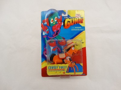 The Incredible Adventures Of Gumby Superflex Cowboy Pokey Trendmasters 1996 A4