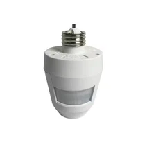 360-Degree Motion Activated Light Socket Control, White