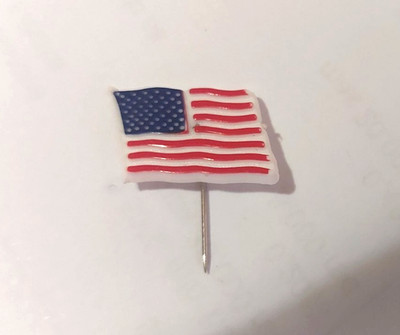 Amerikanische Kunststoff Flagge Pin Tack Pin Hut Jacke Krawatte Revers USA Lewtan
