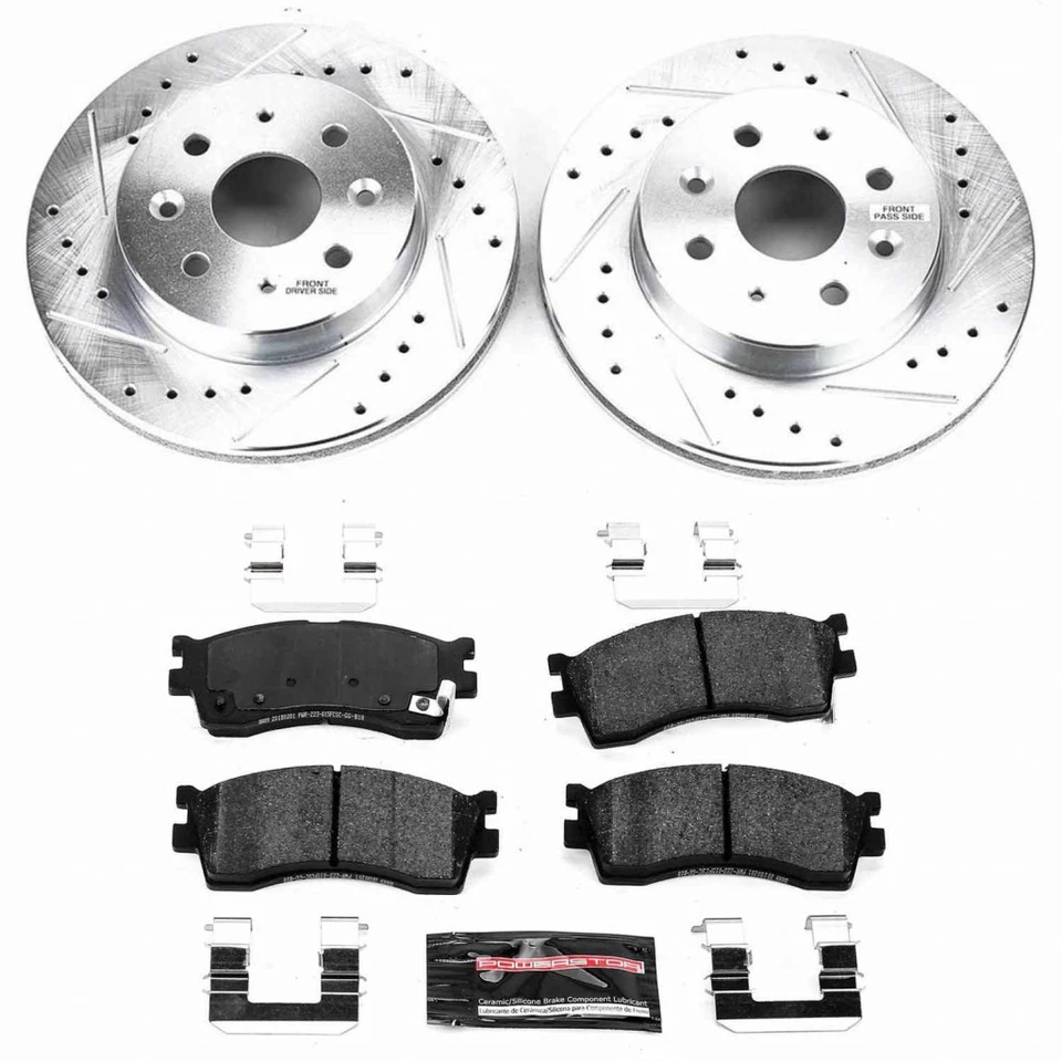 Power Stop Brake Kit For Kia Rio 2003 2004 2005 Front Z23 Evolution Sport — 第 2/4 张图片