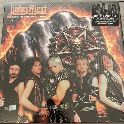 Judas Priest On Orange Vinyl LP. Live In The USA 1984. Limited To 500
