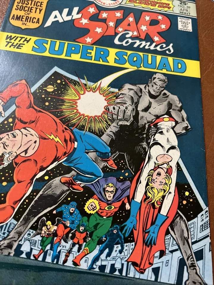 All-Star Comics Run 7 w/KEYS: VG+ to FN+, #59-65 DC 1976/77 $9 Ship - Image 3 of 4