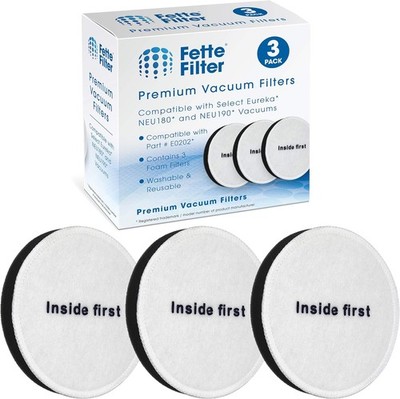 E0202 Premium Foam Replacement Filter Compatible with Eureka PowerSpeed NEU180