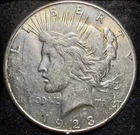 1923 S Peace Dollar Business Strike Circulated