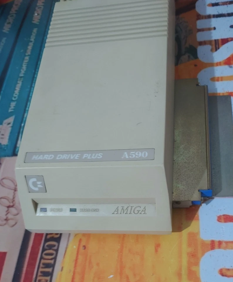 Commodore Amiga Festplatte A 590 20 Mb extern (funktion unbekannt)
