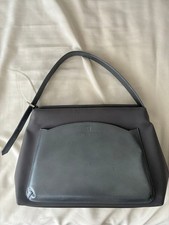 Givenchy Gray Leather Handbag, Simple Design, Authentic, Women's Fashion Japan