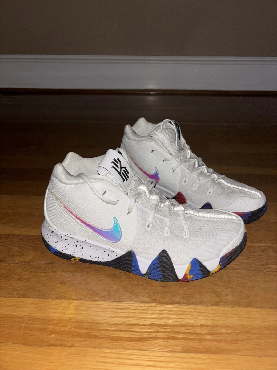 カイリー4 NCAA Nike Kyrie 4 ホワイト/マルチカラー Nike Kyrie 4 NCAA Tournament for Sale - Authenticity Guaranteed - eBay