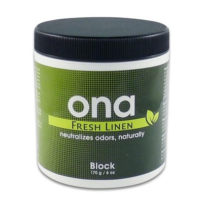 ONA Block Fresh Linen 170g - Lufterfrischer Geruchsentfernung (7,59 EUR/100 g)