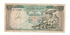 MIDDLE EAST, 100 Pounds 1962 , Very fine   Cotton  SCARCE