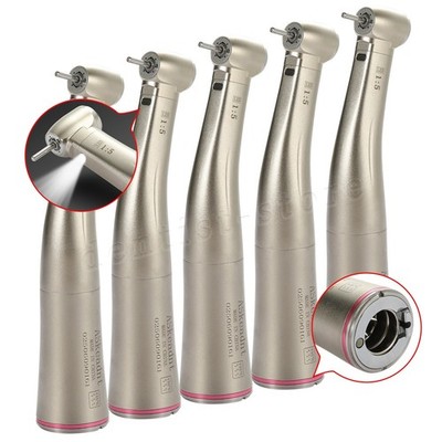 5pcs Dental 1:5 Winkelstück handpiece Wasser Licht Rot kompatible für KaVo NSK