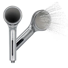 White Handheld Filtered Shower Head Replacement - Remove Chlorine & More