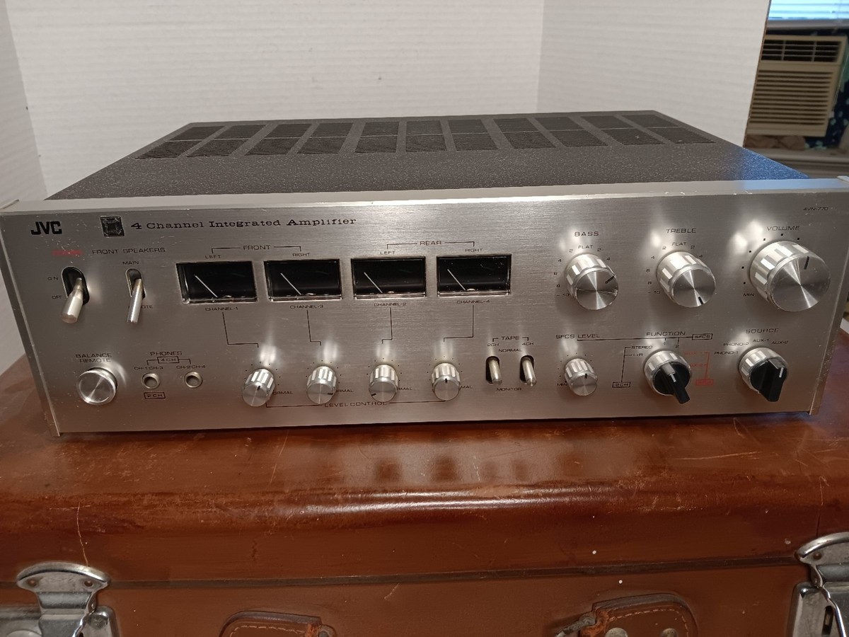 JVC 4VN-770 4-Channel Integrated Amplifier | eBay