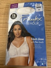 Playtex 18 Hour Bra 4695 Front Close Wire Free 50DDD