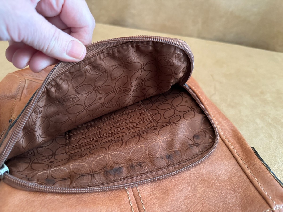 Fossil Hanover Messenger Bag ZB2869 Leather Vintage Fossil Hanover Messenger Bag ZB2869 Leather Vintage