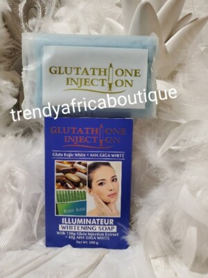 abebi white glutathione injection Abebi white VIP Glutathion Illuminator face and body soap 200gx1 👌