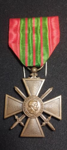 C5A* (REF1099) Belle médaille croix de guerre 1939   1939 1945 french medal - Afbeelding 1 van 2
