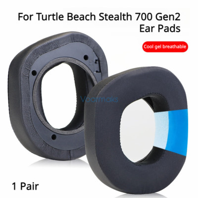 Replacement Cooling Gel Ear Pads for Turtle Beach Stealth 700 Gen2 Headphones